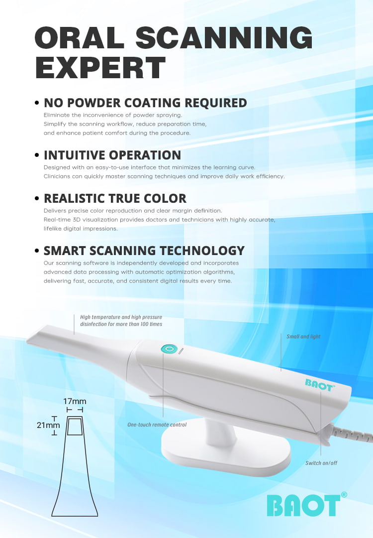 BAOT MS01 Intraoral Scanner for CAD CAM
