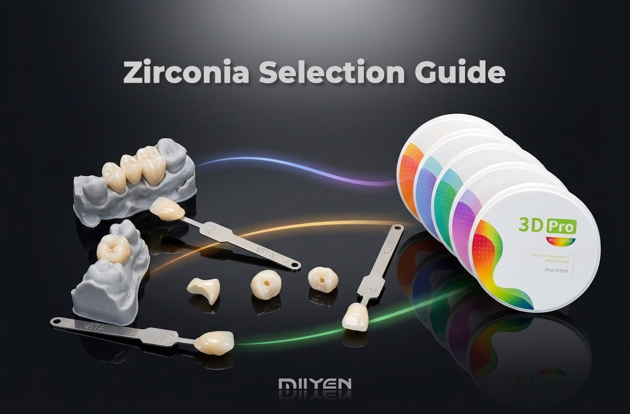 MIIYEN CAD CAM Multilayer Zirconia Block MIIYEN CAD CAM Multilayer Zirconia Block